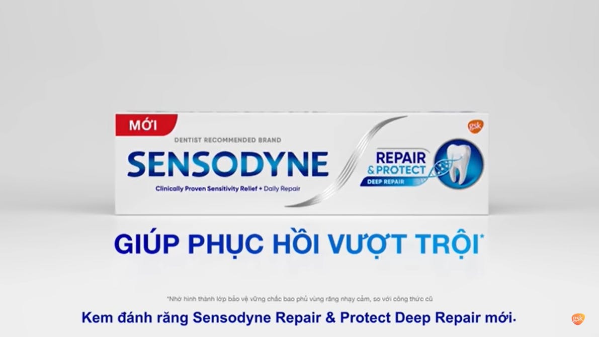 Dr. Gary explains how Sensodyne Repair and Protect helps stop tooth sensitivity